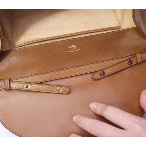 OLDGucci　レア！2WAY筆記体ショルダー（茶）