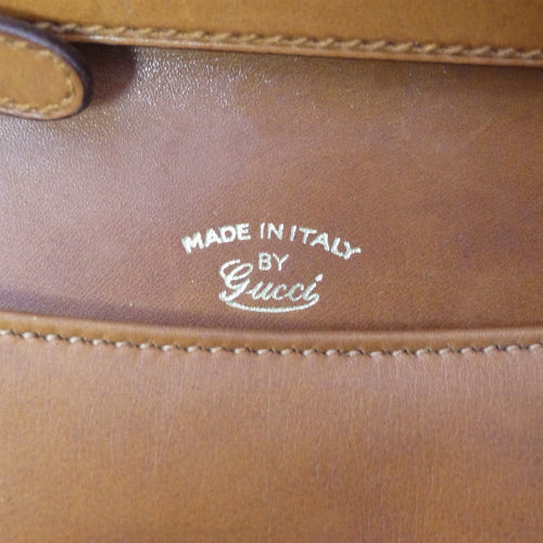 OLDGucci　レア！2WAY筆記体ショルダー（茶）