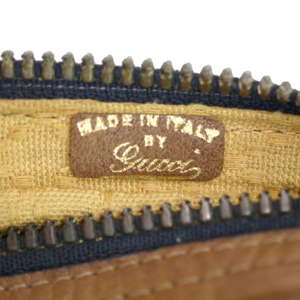 OLD Gucci　70ｓジャガード織ミニポシェット（黒）