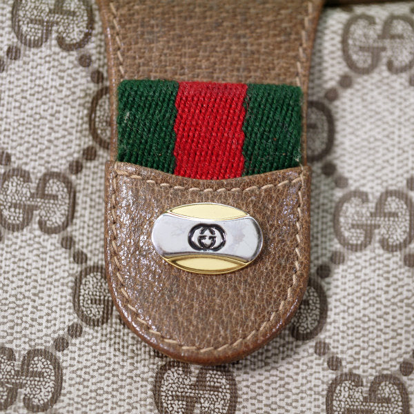 OLD Gucci　ミニシェリー斜めがけショルダーバッグ（茶）