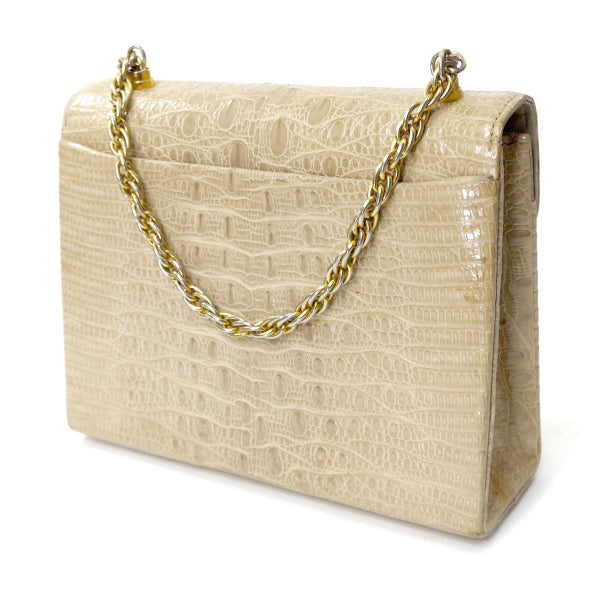 OLD Gucci　60sお宝!!クロコダイル&タイガーアイバッグ