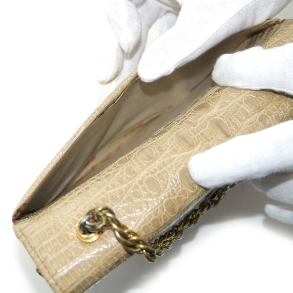 OLD Gucci　60sお宝!!クロコダイル&タイガーアイバッグ