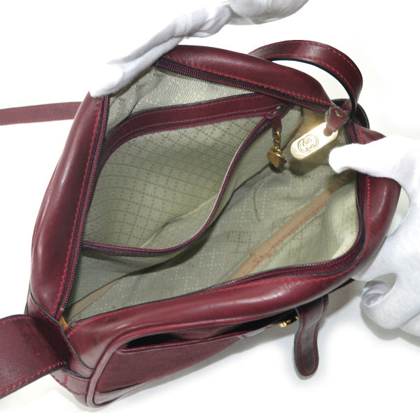 OLD Gucci 70sマイクロGG UFOジャガードショルダー