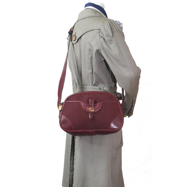 OLD Gucci 70sマイクロGG UFOジャガードショルダー