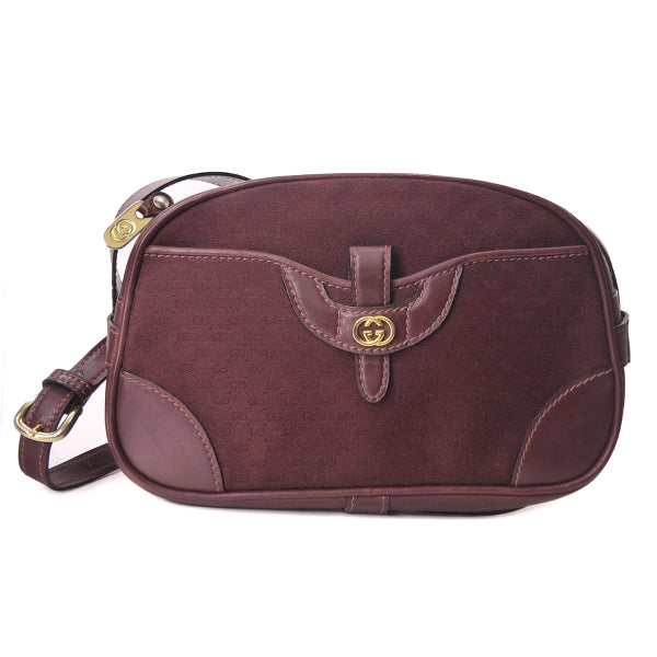 OLD Gucci 70sマイクロGG UFOジャガードショルダー