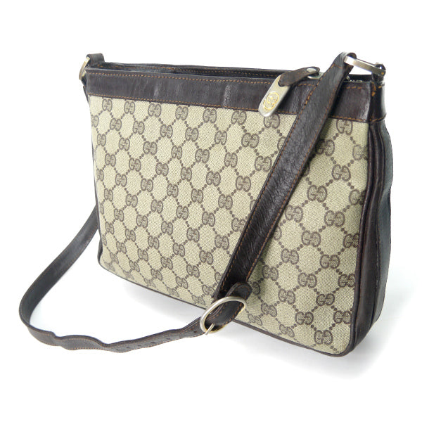 OLD Gucci 　レア!!ビット金具×シェリーショルダー（茶）