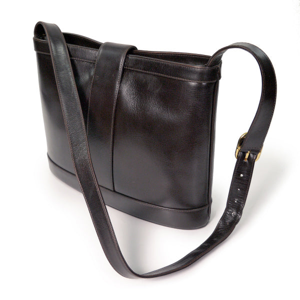 OLD Gucci　 GG金具バケツ型ショルダー（濃茶）