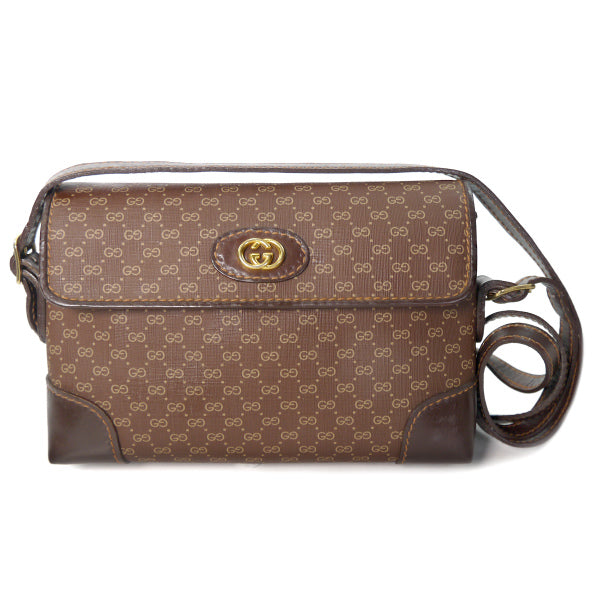 OLD Gucci マイクロGG 2WAYショルダー(茶)
