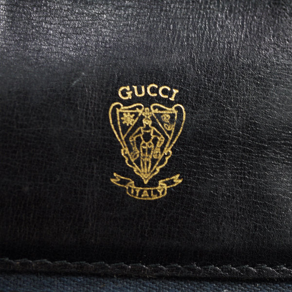 OLD Gucci　2WAY総革シンプルショルダー（黒）