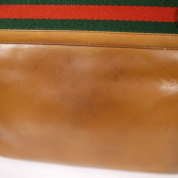 OLD Gucci　 総革シェリー斜めがけショルダー（キャメル）