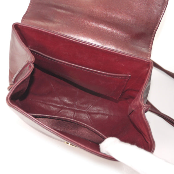OLD Gucci レトロ!総革ポシェット（ボルドー）