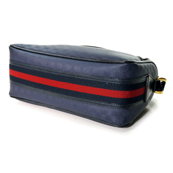 OLD Gucci　マイクロＧＧサイドシェリーショルダー（紺）