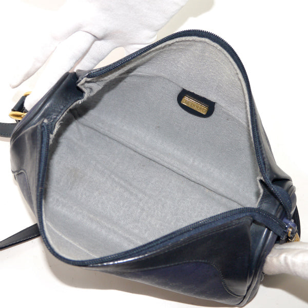 OLD Gucci　マイクロＧＧサイドシェリーショルダー（紺）