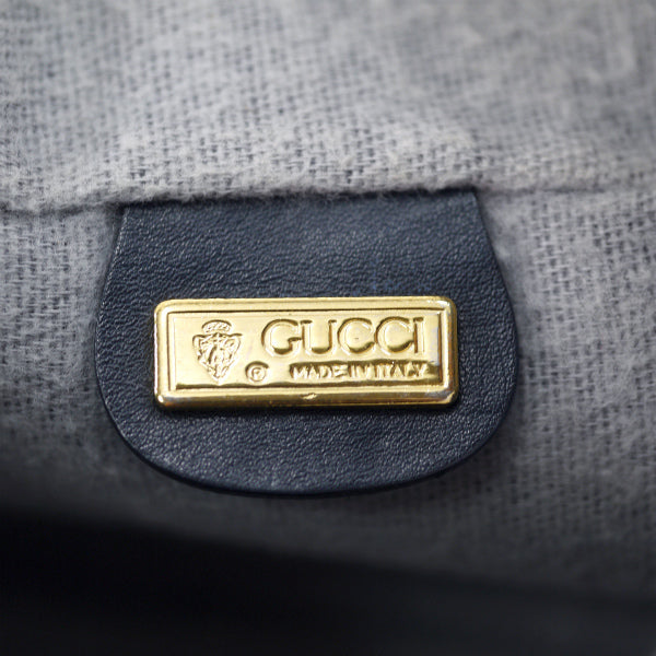 OLD Gucci　マイクロＧＧサイドシェリーショルダー（紺）