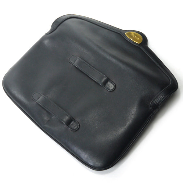 OLD Gucci　レア!ポーチ付きバケツ型シェリーショルダー（黒）