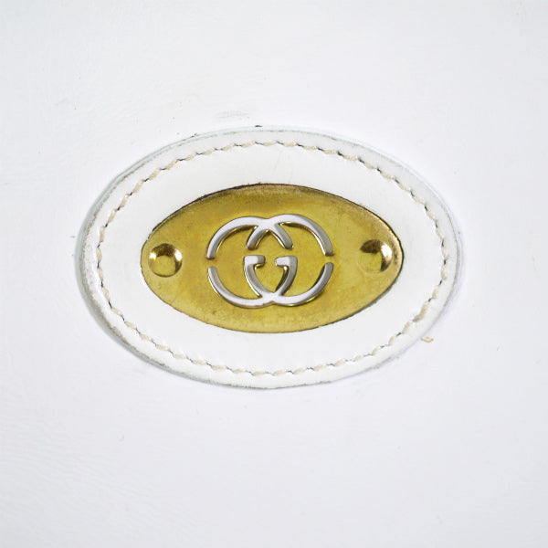 OLD Gucci 総革スクエアショルダー（白）