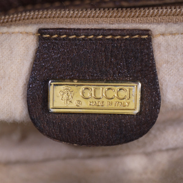 OLD Gucci バケツ型シェリーショルダー（茶）