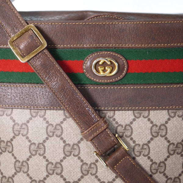 OLD Gucci バケツ型シェリーショルダー（茶）