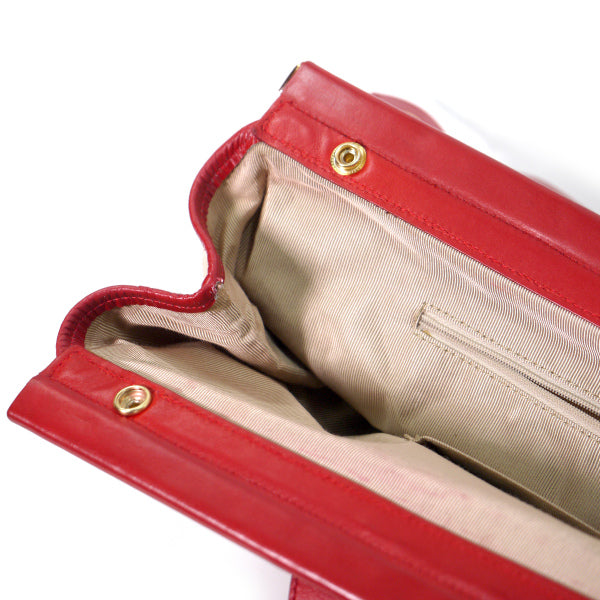 OLD Gucci　フローラ大型トートバッグ（赤）