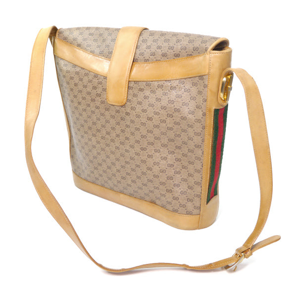OLD Gucci サイドシェリー バケツ型ショルダー（キャメル）