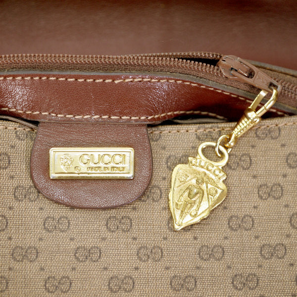 OLD Gucci マイクロGG斜め掛けショルダー（茶）