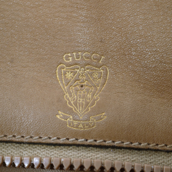 OLD Gucci ウッド×ビット マイクロGGショルダー（茶）