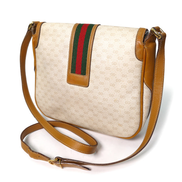 OLD Gucci マイクロGGシェリー斜め掛けショルダー（白）