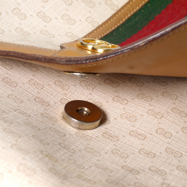 OLD Gucci マイクロGGシェリー斜め掛けショルダー（白）