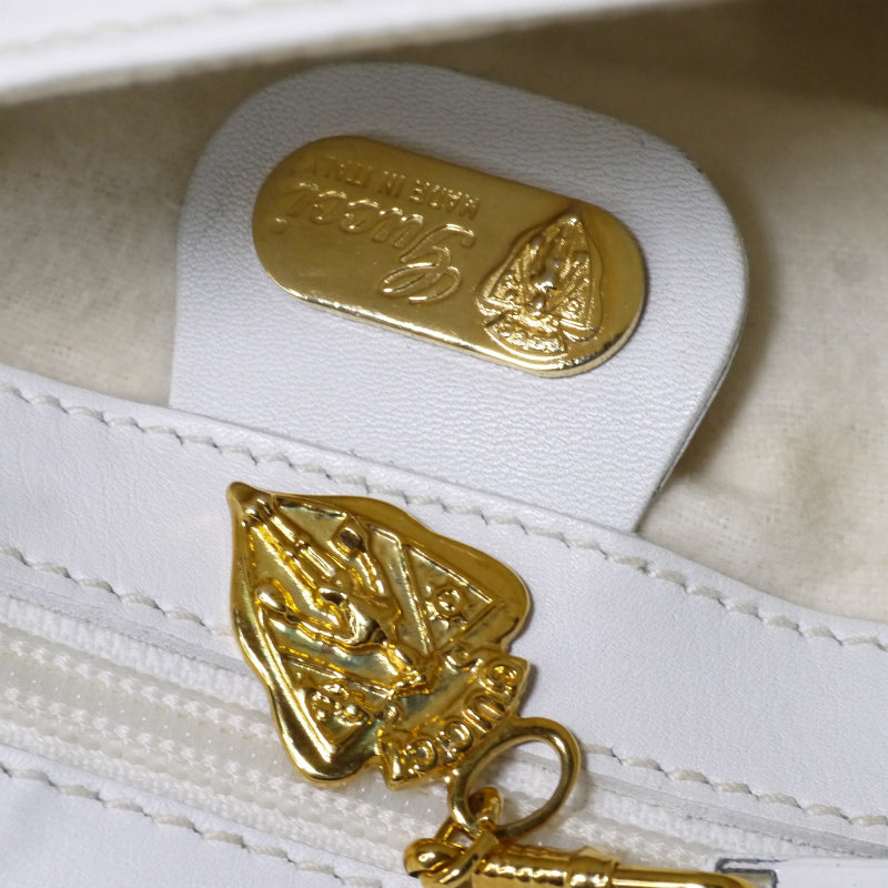 OLD Gucci マイクロGG斜め掛けショルダー（白）