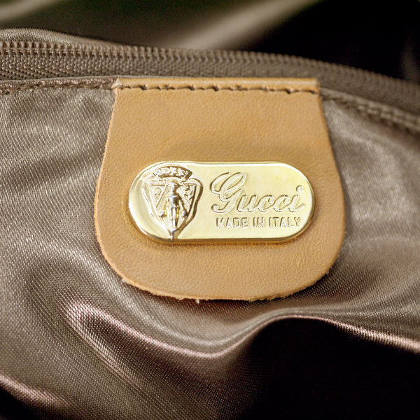 OLD Gucci マイクロGGポーチ付きショルダー（キャメル）