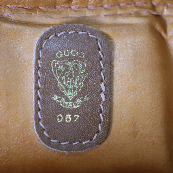 OLD Gucci チェーンクラッチ横長ショルダー（黒）
