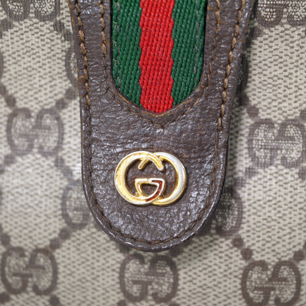 OLD Gucci　バケツ型ミニシェリーショルダー（茶）