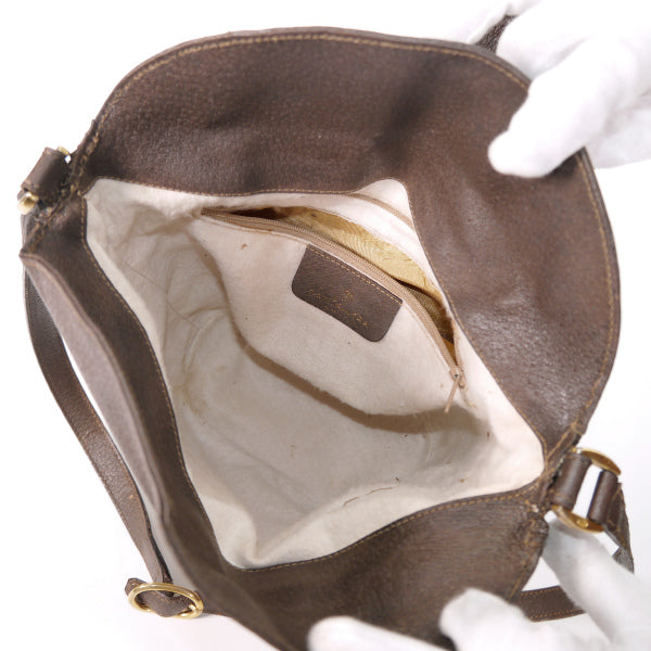 OLD Gucci　バケツ型ミニシェリーショルダー（茶）