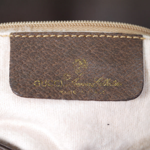 OLD Gucci　バケツ型ミニシェリーショルダー（茶）