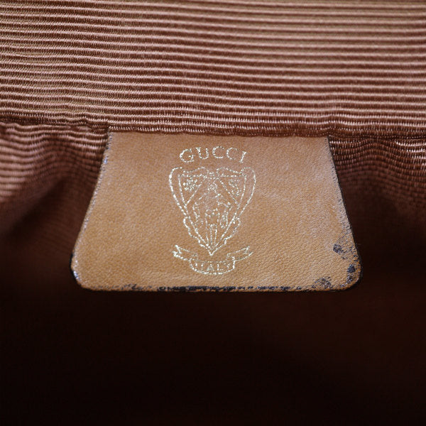 OLD Gucci 　マイクロGG半円シェリー2WAYバッグ（キャメル）