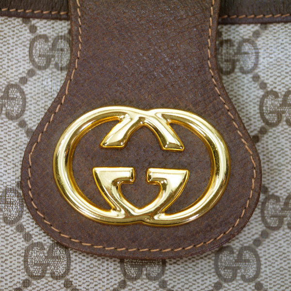 OLD Gucci バケツ大型GGショルダー（茶）