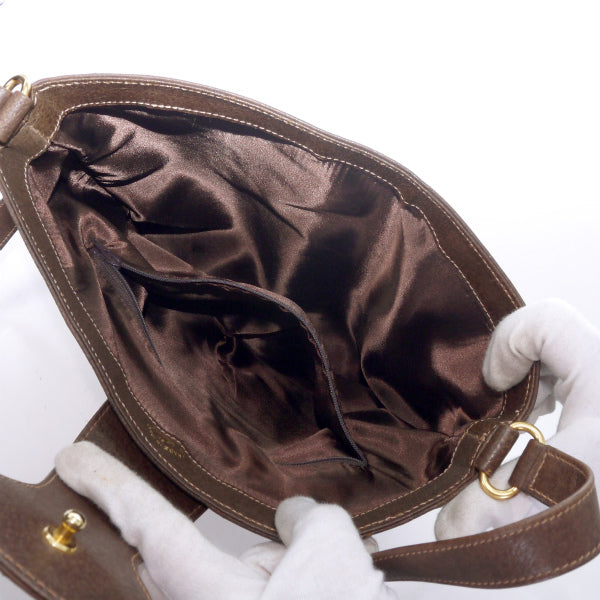 OLD Gucci バケツ大型GGショルダー（茶）