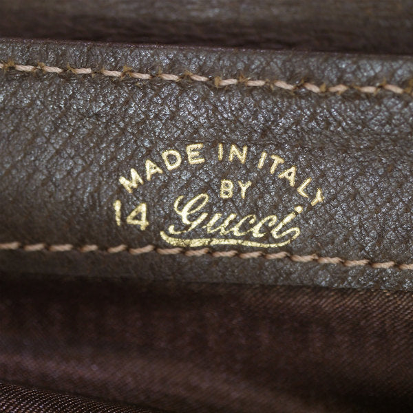 OLD Gucci バケツ大型GGショルダー（茶）