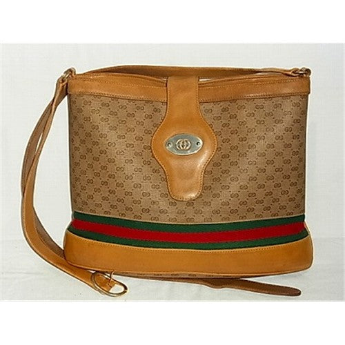 OLD Gucci レアショルダー（キャメル）