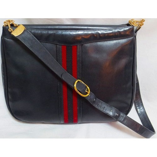 OLD Gucci 黒総革ワンショルダー