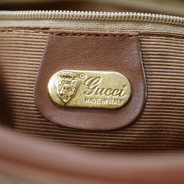 OLD Gucci マイクロGGポーチ付きショルダー（茶）