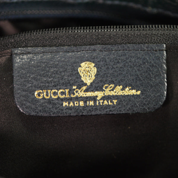 OLD Gucci 　ラウンド大型シェリーワンショルダー（青）