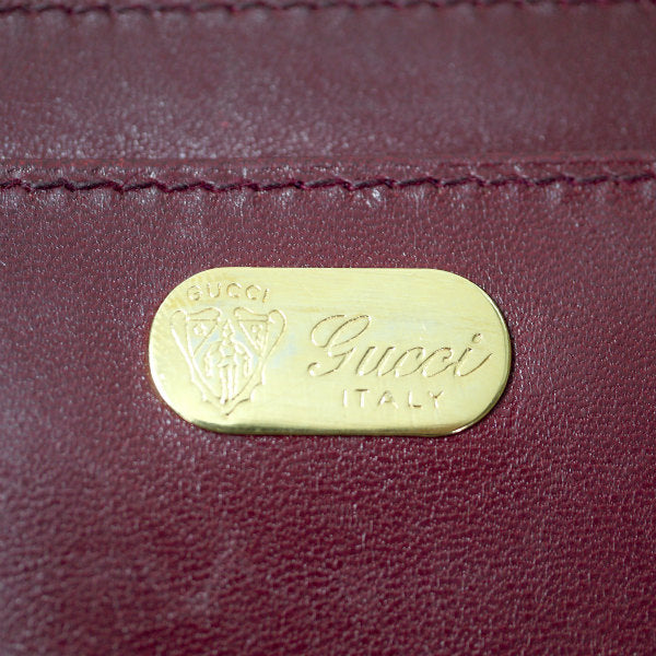 OLD Gucci　バケツ型ショルダー&長財布セット（ボルドー）