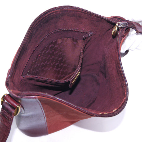 OLD Gucci　バケツ型ショルダー&長財布セット（ボルドー）