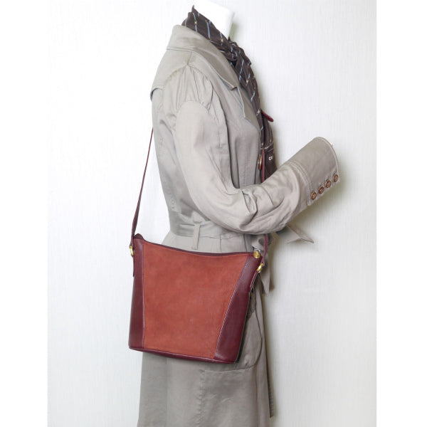 OLD Gucci　バケツ型ショルダー&長財布セット（ボルドー）