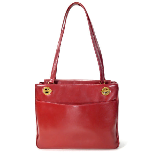 OLD Gucci　本革製B5トートバッグ（赤）