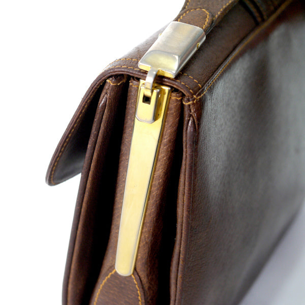 OLD Gucci　 ピグスキン2WAYショルダーバッグ（茶）