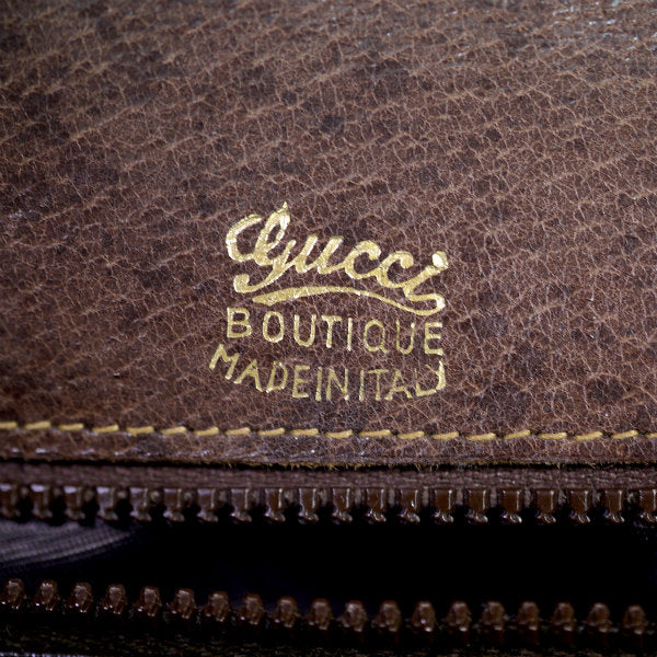OLD Gucci　 ピグスキン2WAYショルダーバッグ（茶）