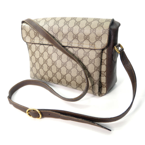 OLD Gucci　３層式ミニシェリー斜めがけショルダー（茶）