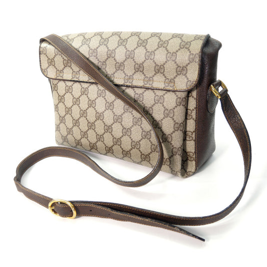 OLD Gucci　３層式ミニシェリー斜めがけショルダー（茶）